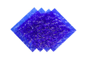 Verre imprimé Neige Bleu-image