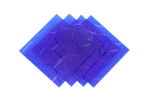 Verre imprimé Puzzle Bleu 3 mm-image